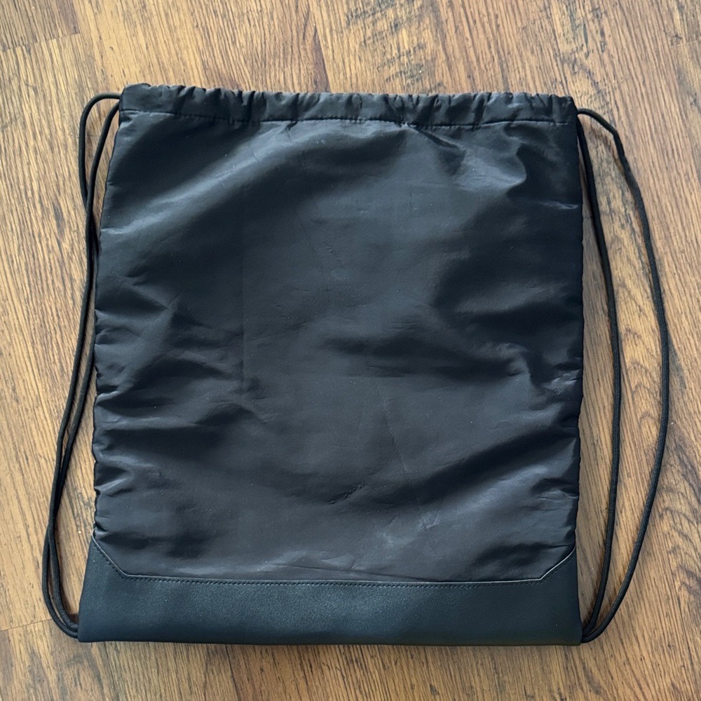 Nike Studios Black Drawstring Backpack - image 2